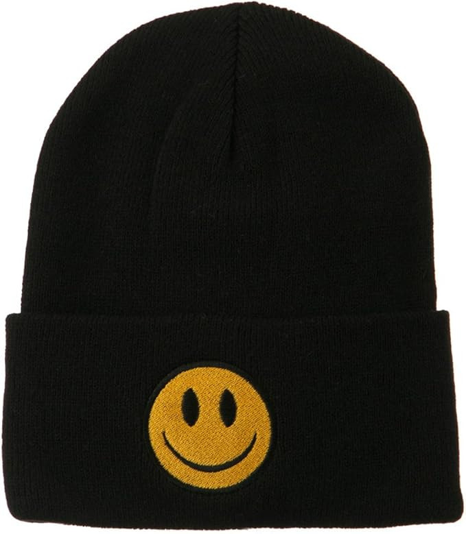 e4Hats.com Smile Face Embroidered Long Beanie | Amazon (US)