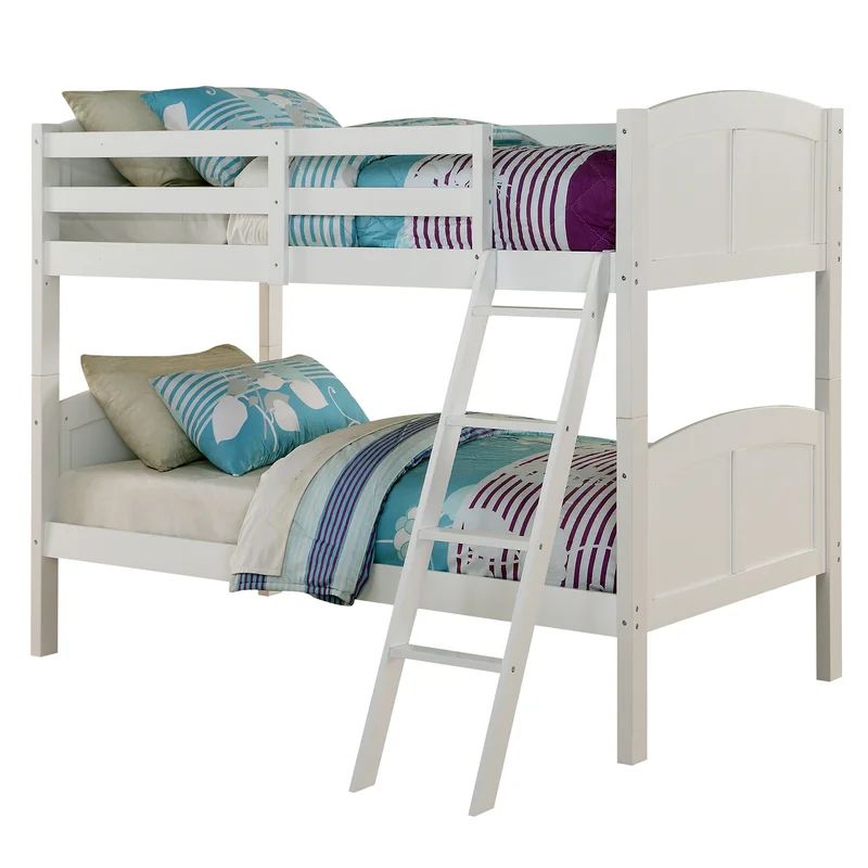 Kautz Twin Over Twin Solid Wood Standard Bunk Bed by Viv + Rae™ | Wayfair North America