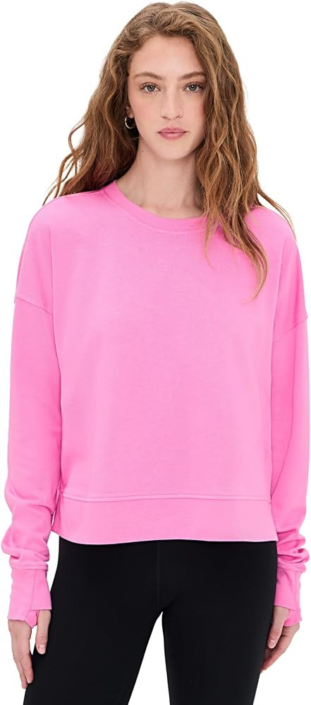 Sweaty Betty Women's After Class Crop Sweatshirt | Amazon (US)