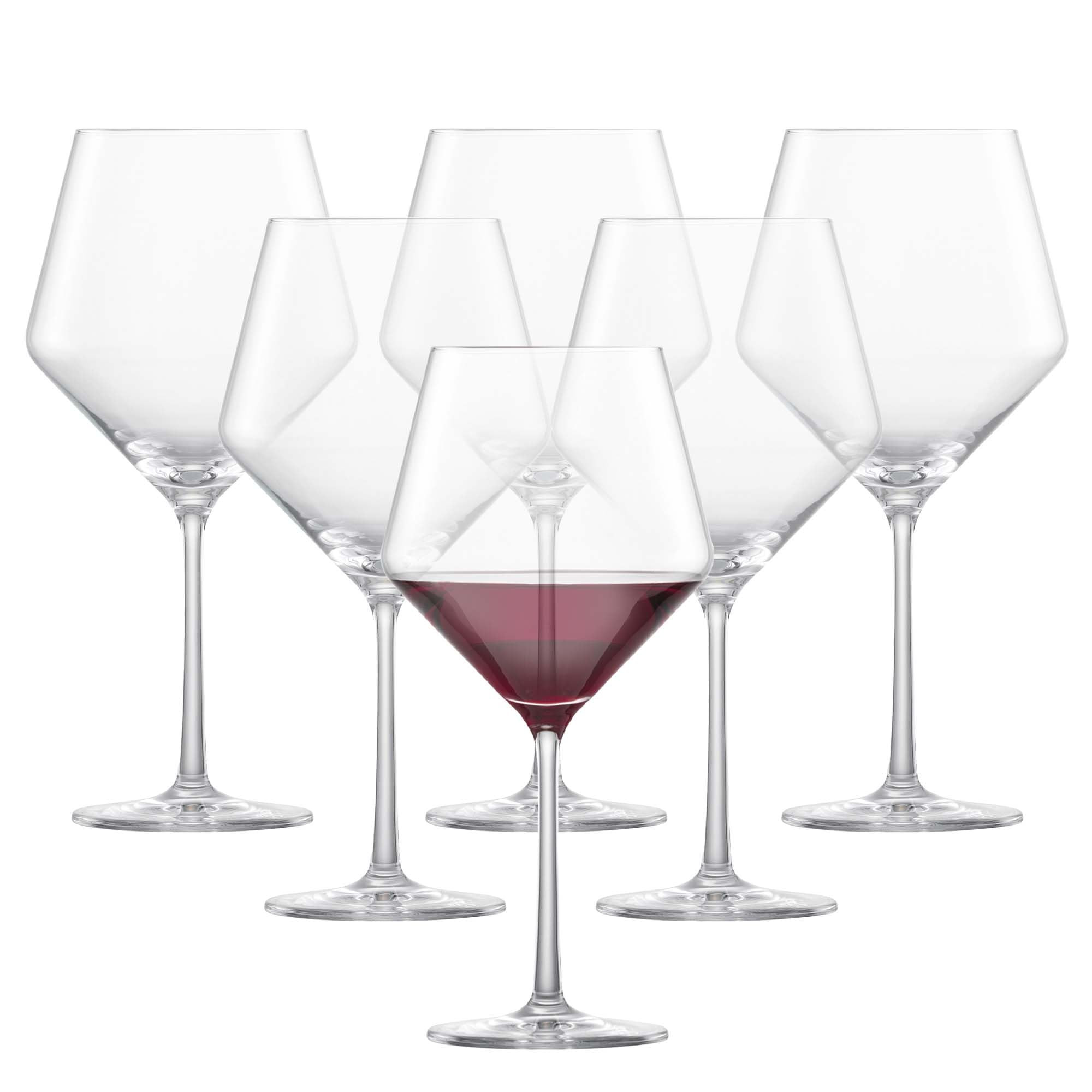 ZWIESEL GLAS Pure Burgundy Red Wine Glass (Set of 6), Graceful Burgundy Glasses for Red Wine, Dis... | Amazon (US)