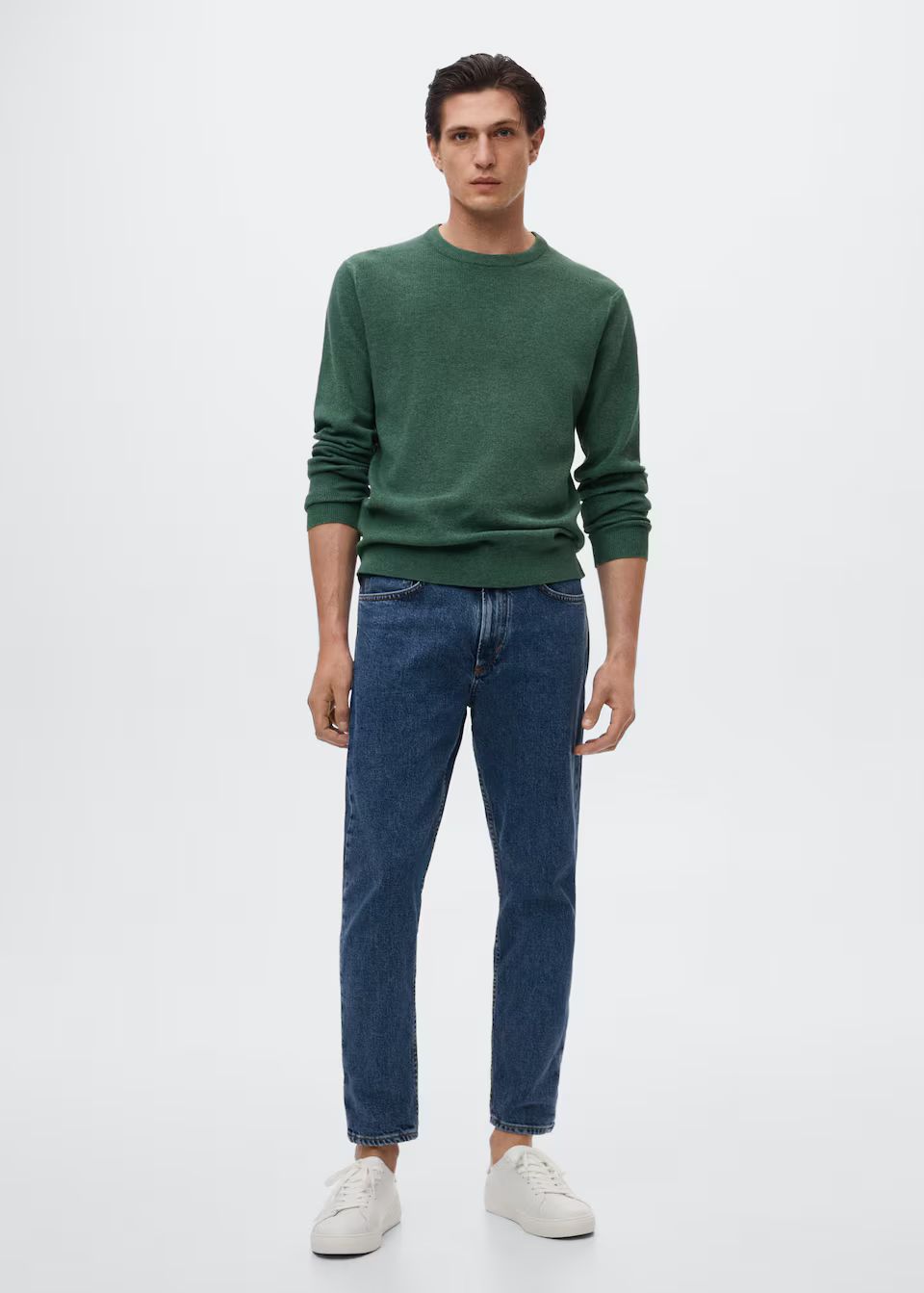 Structured cotton sweater -  Men | Mango Man United Kingdom | MANGO (UK)