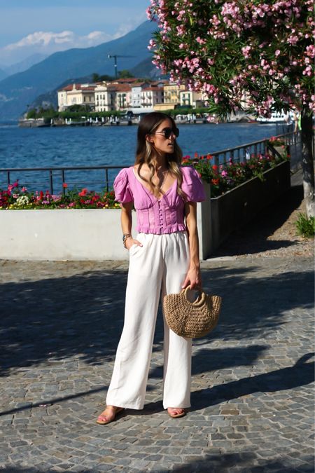 What I wore out to dinner in Lake Como | Lake Como Outfit | Italy Outfits | Italy Outfit 

#LTKunder50 #LTKtravel #LTKeurope