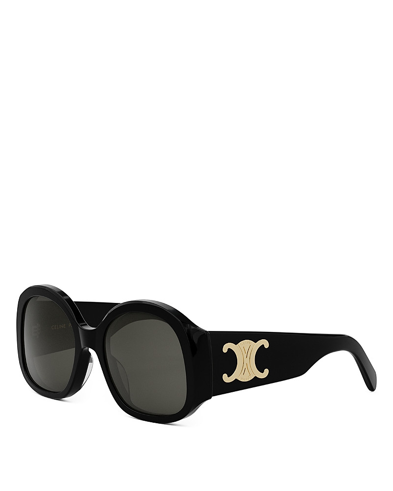 Celine Maxi Triomphe Round Sunglasses, 54mm | Bloomingdale's (US)
