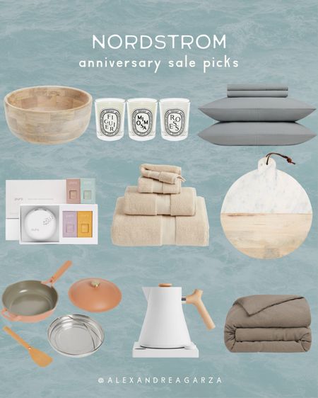 Nordstrom anniversary sale picks for the new house! Love all these natural hues. The always pan is on sale which is amazing!! Love the neutral bedding from parachute home too and the electric kettle! 

#LTKxNSale #LTKFind
