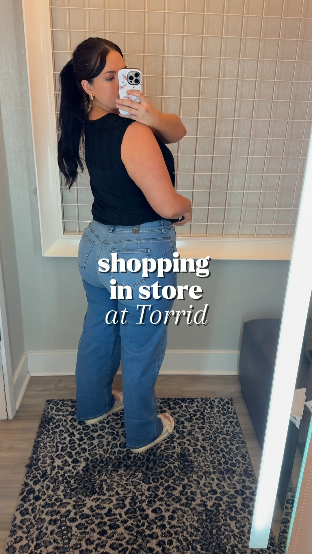 The jeans in the video run large imo! I sized down to a 14 and got the tall length! Got size 16 in the black shorts

#LTKStyleTip #LTKPlusSize #LTKMidsize