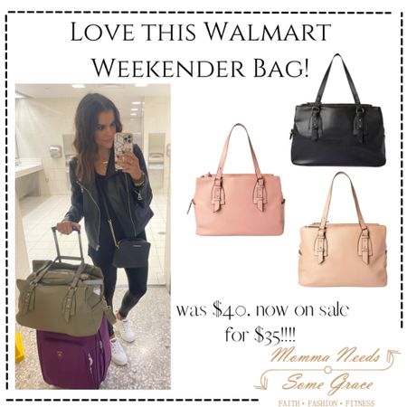 Walmart weekender bag on sale!! Love this bag! 

#LTKsalealert #LTKHoliday #LTKSeasonal