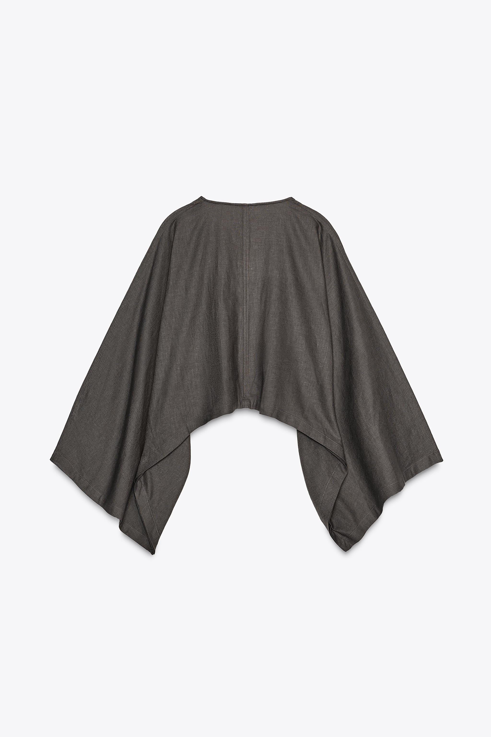 ASYMMETRIC CAPE KIMONO | Zara US