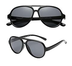 PolarSpex Kids Sunglasses - Bendable and Polarized Aviator Sunglasses - BPA Free - Ages 3-7 | Amazon (US)