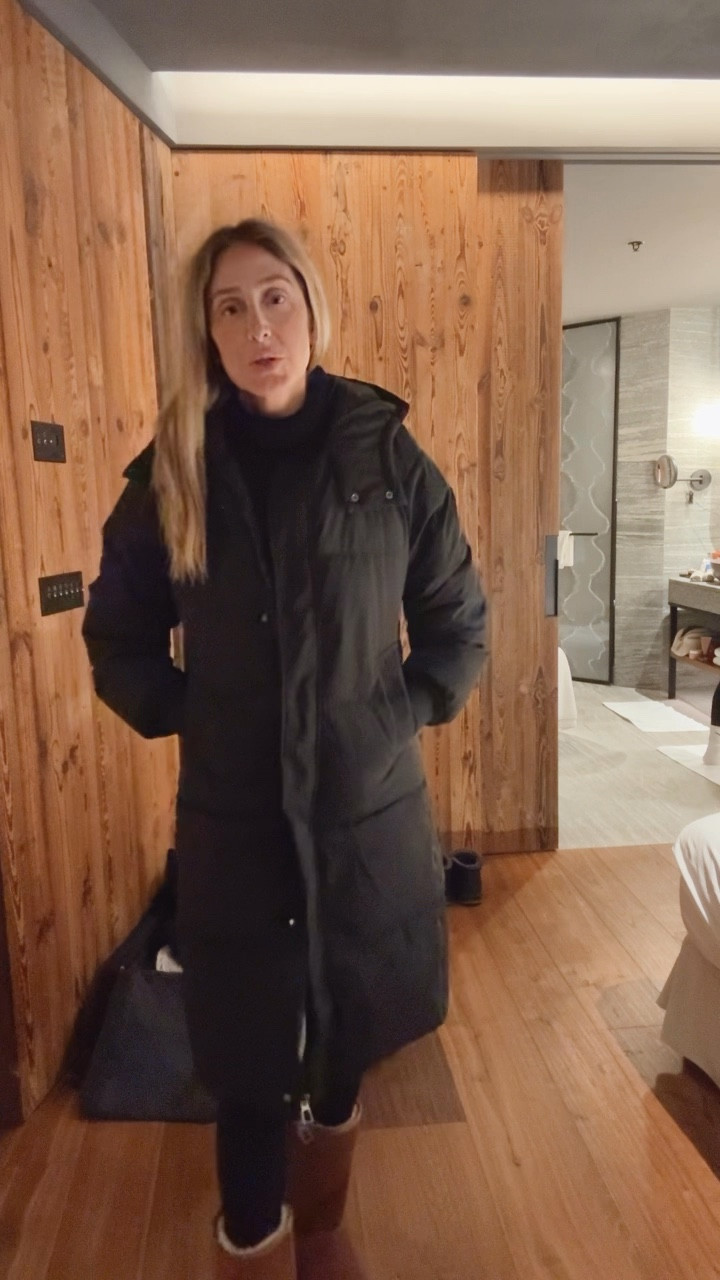 My color is black  Winter outfit that I wore in Switzerland 
This puffer jacket from Amazon it’s amazing. Que quality it’s outstanding and definitely keeps you warm. Fits true to size and I’m wearing size small 

#LTKU #LTKootd #LTKSeasonal