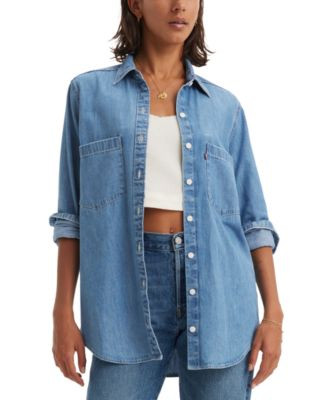Levi's® Women's Workwear Hasina Classic Cotton Tunic - Macy's | Macy's