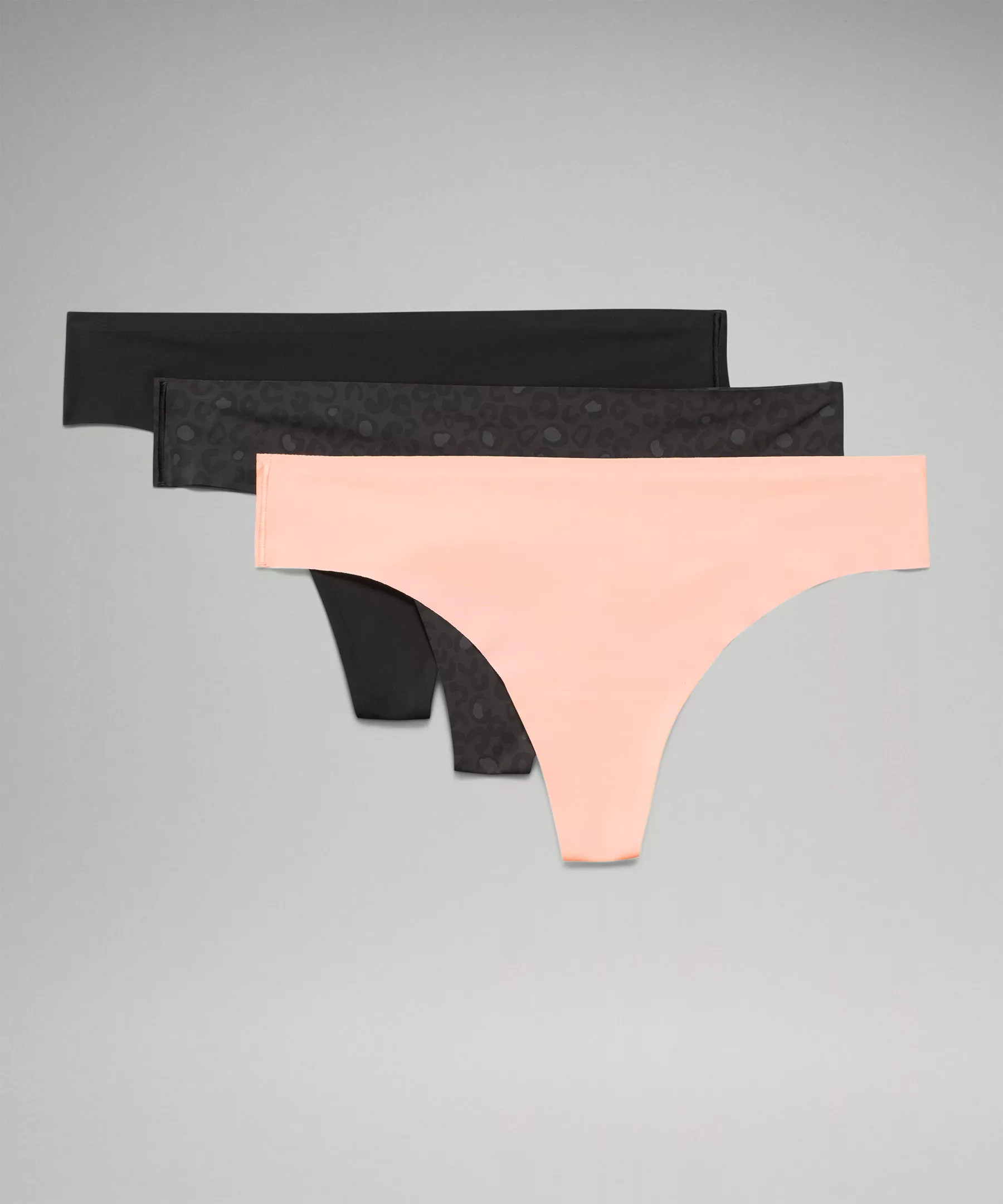 InvisiWear Mid-Rise Thong Underwear 3 Pack | Lululemon (US)