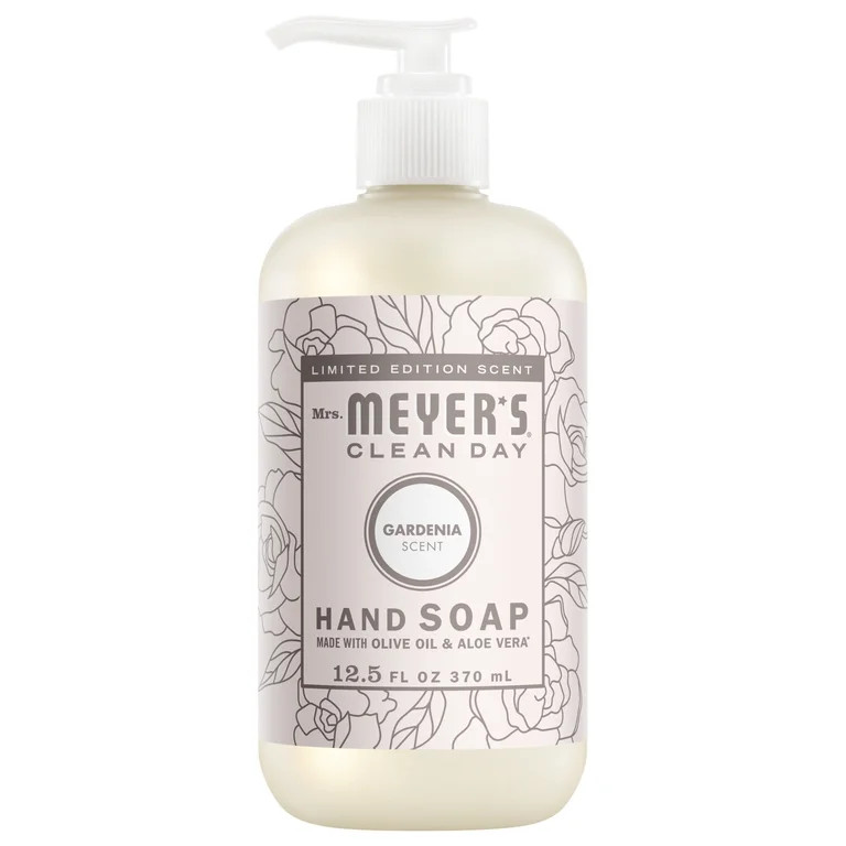 Mrs. Meyer’s Clean Day Hand Soap, Gardenia Scent, 12.5 Fl Oz | Walmart (US)