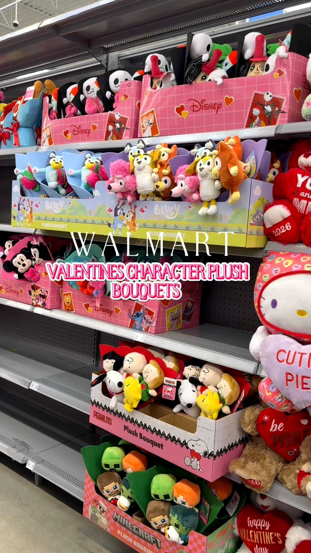 new valentines plush character bouquets! #walmart #walmartpartner #walmartfashion #valentines #valentinesday 

#LTKGiftGuide