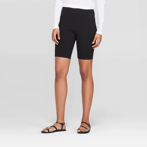 Women's Mid-Rise Bike Shorts - Prologue™ Black | Target