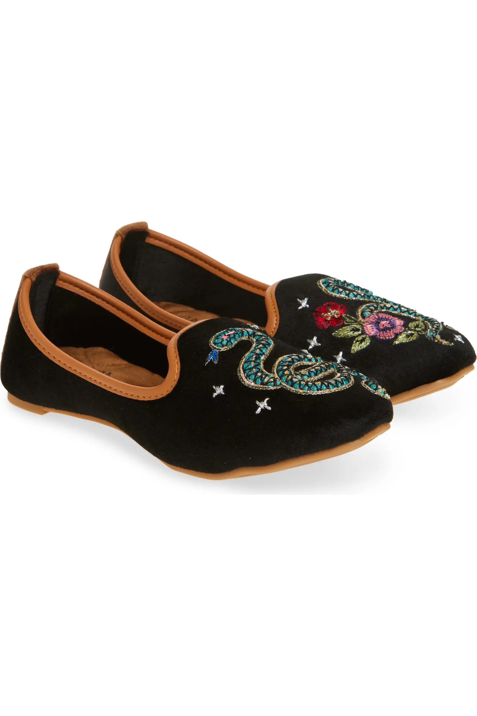 FUCHSIA Viper Mismatched Embroidered Loafer (Women) | Nordstrom | Nordstrom