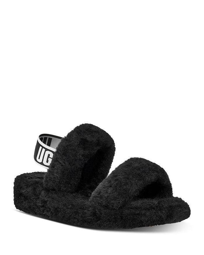 Women's Oh Yeah Shearling Slingback Slippers | Bloomingdale's (US)