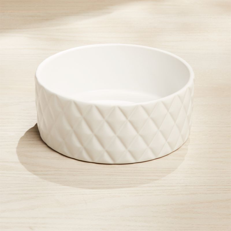 Harlequin Large Dog Bowl + Reviews | Crate and Barrel | Crate & Barrel