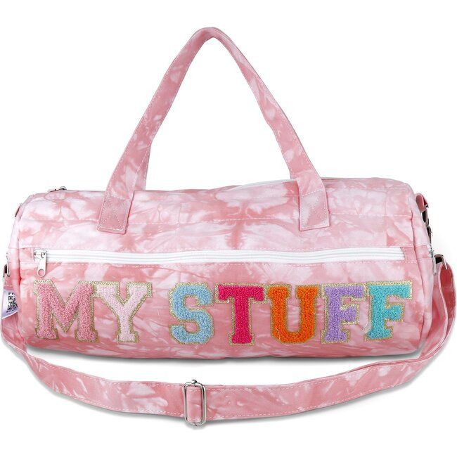 Duffel Bag with Brij™ Tech, Pink Tie Dye | Maisonette