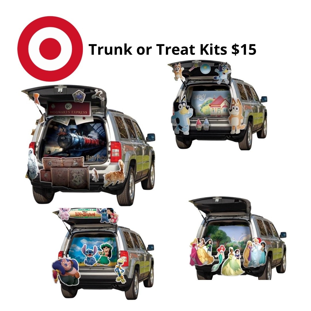 Target Halloween Trunk or Treat trick or treat kits only $15 - will sell out! 