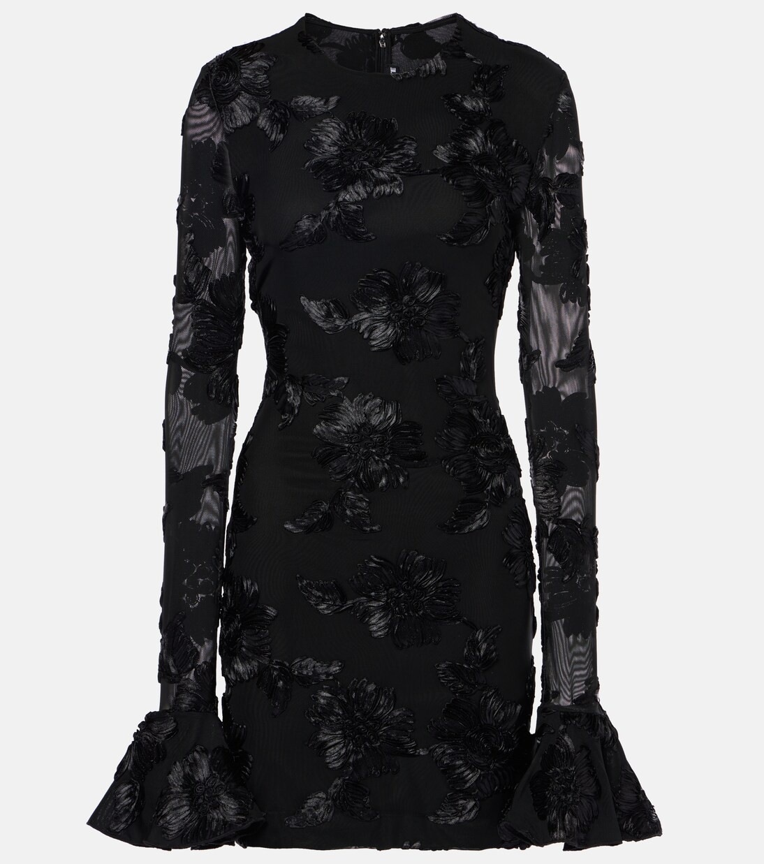 Floral embroidered mesh minidress | Mytheresa (US/CA)