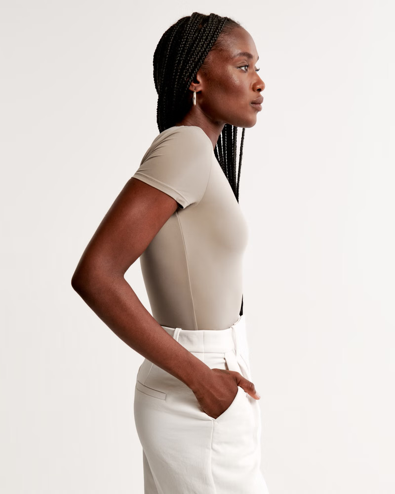 Soft Matte Seamless Tuckable Baby Tee | Abercrombie & Fitch (US)