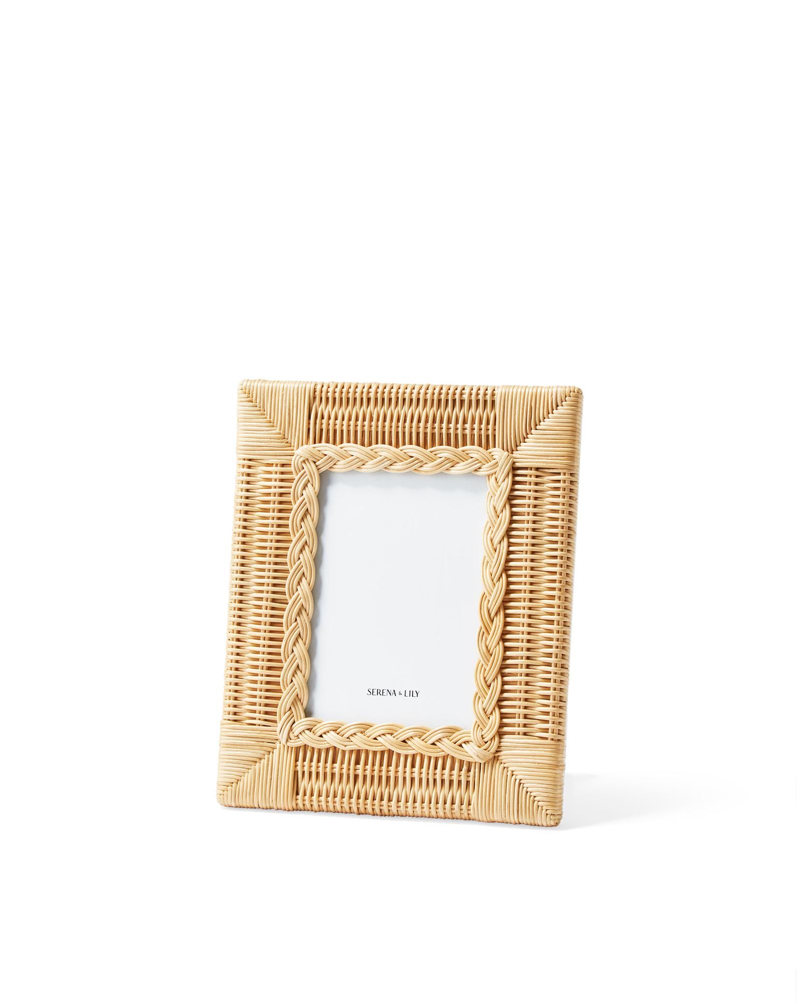 Braided Wicker Frame | Serena and Lily