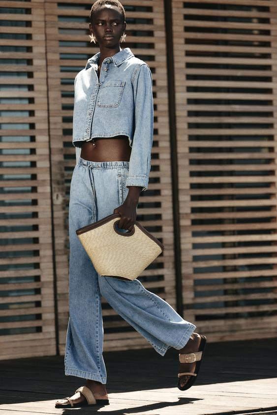 CONTRASTING BAG | Zara US