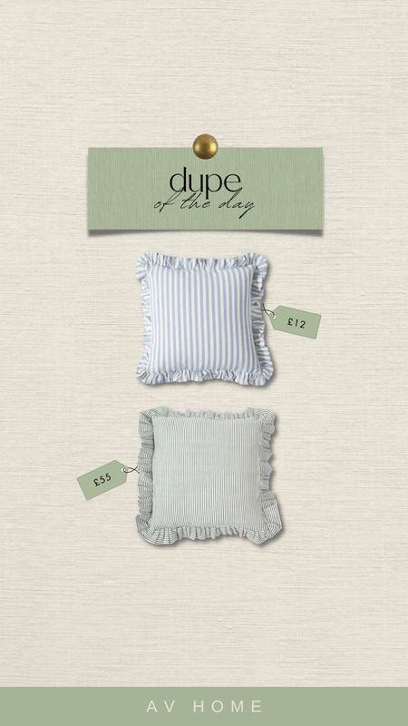 Striped, fringed edge pillow dupe 

#LTKhome #LTKFind