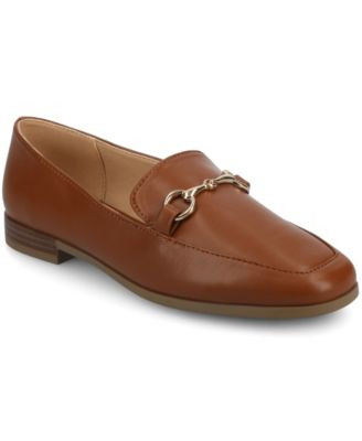 Journee Collection Women's Lacie Slide Op Tailored Loafers - Macy's | Macy's