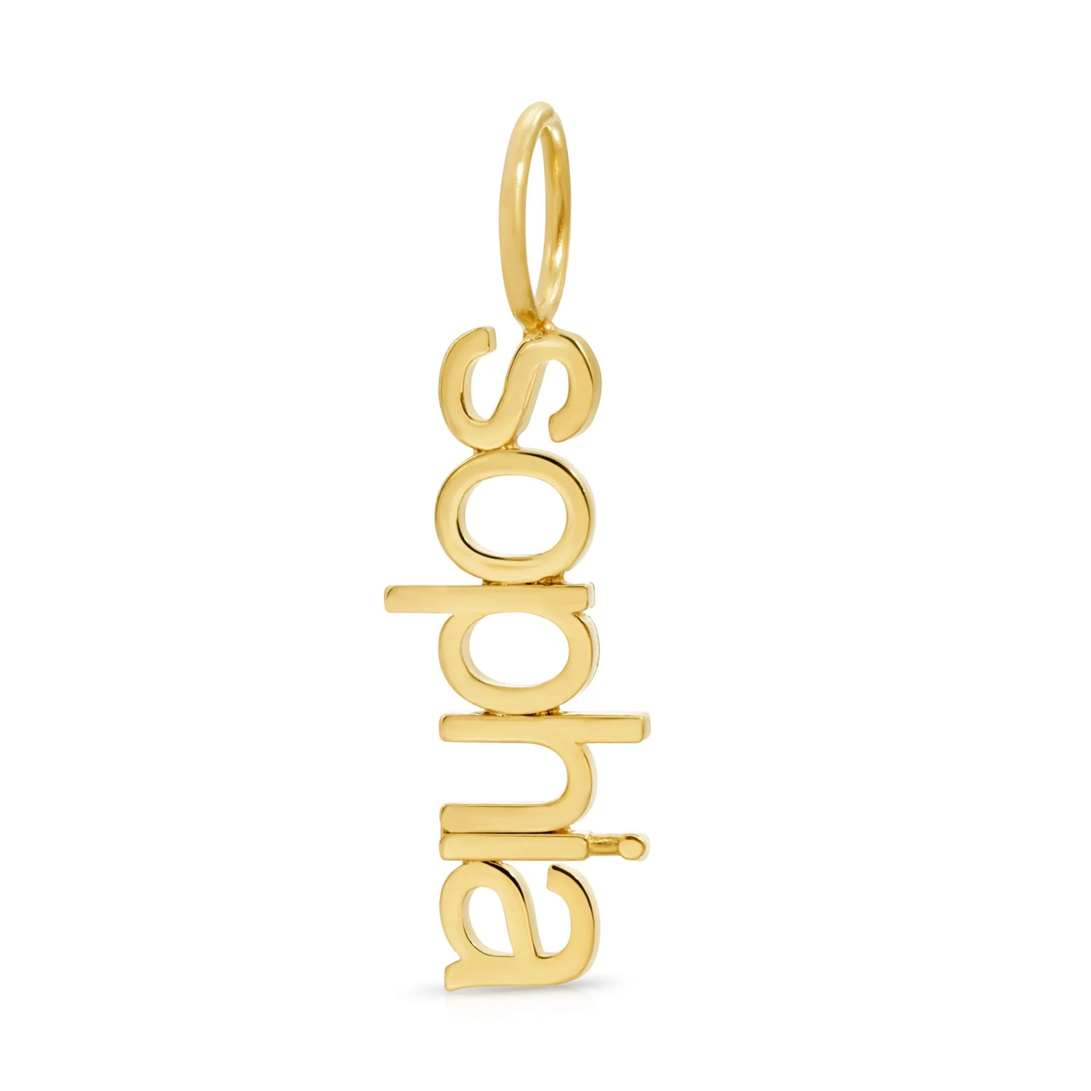 Petite Nameplate Pendant | Maya Brenner