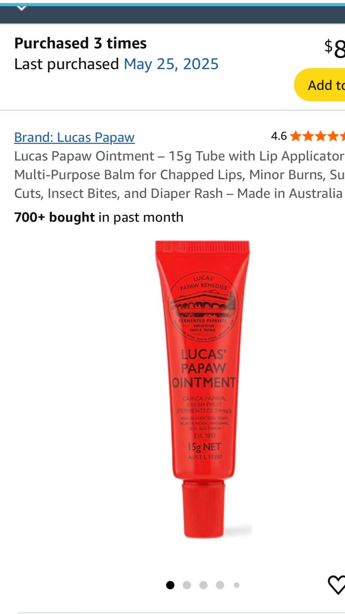 This lip gloss is what I use every day! It’s an ointment for every thing but I love it on top of my lipstick!

#LTKSummerEdit #LTKBeauty #LTKOver40