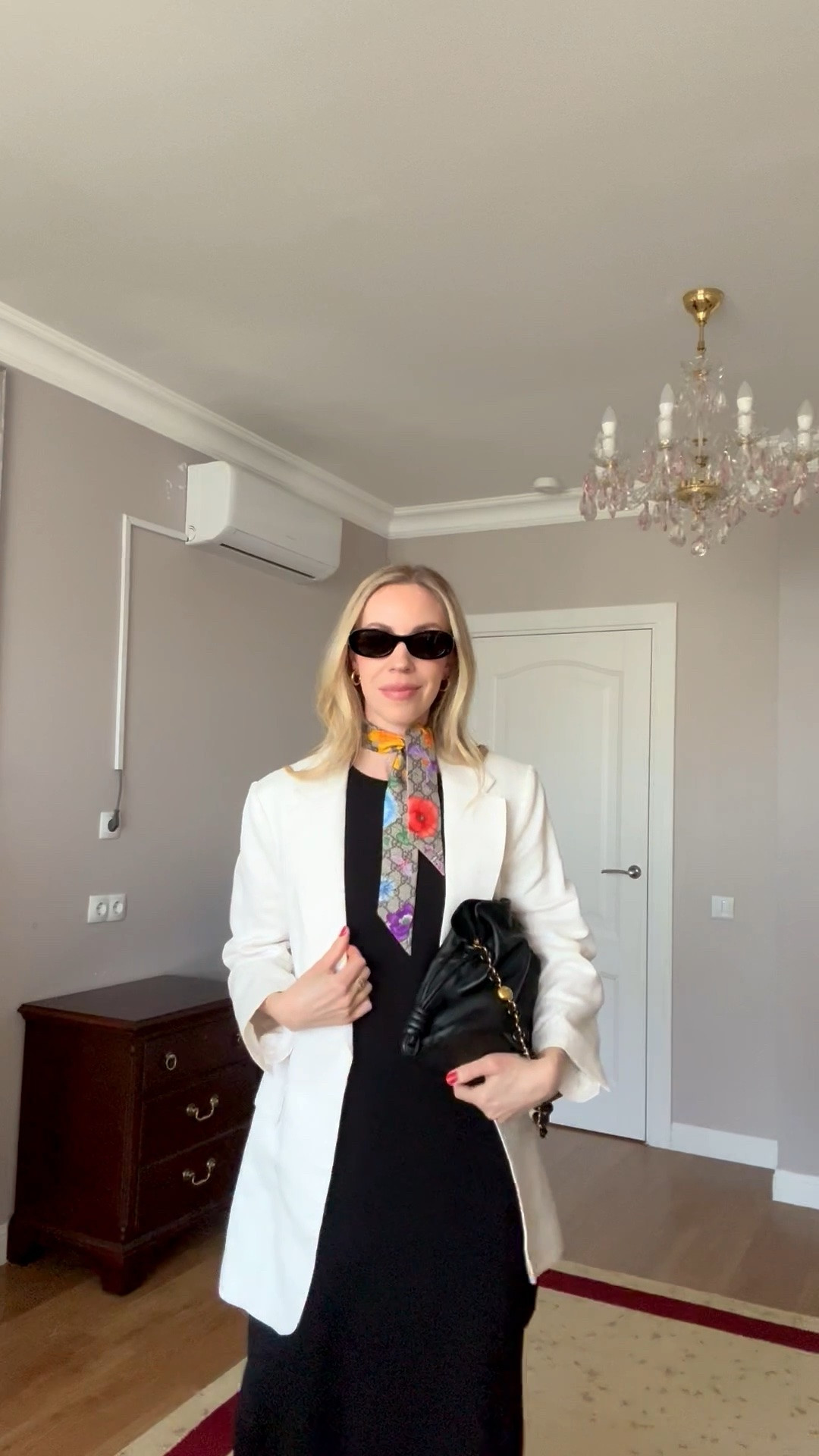 Summer workwear, summer date night, black maxi summer dress, silk scarf, style over 40

#LTKOver40 #LTKgrwm #LTKWorkwear