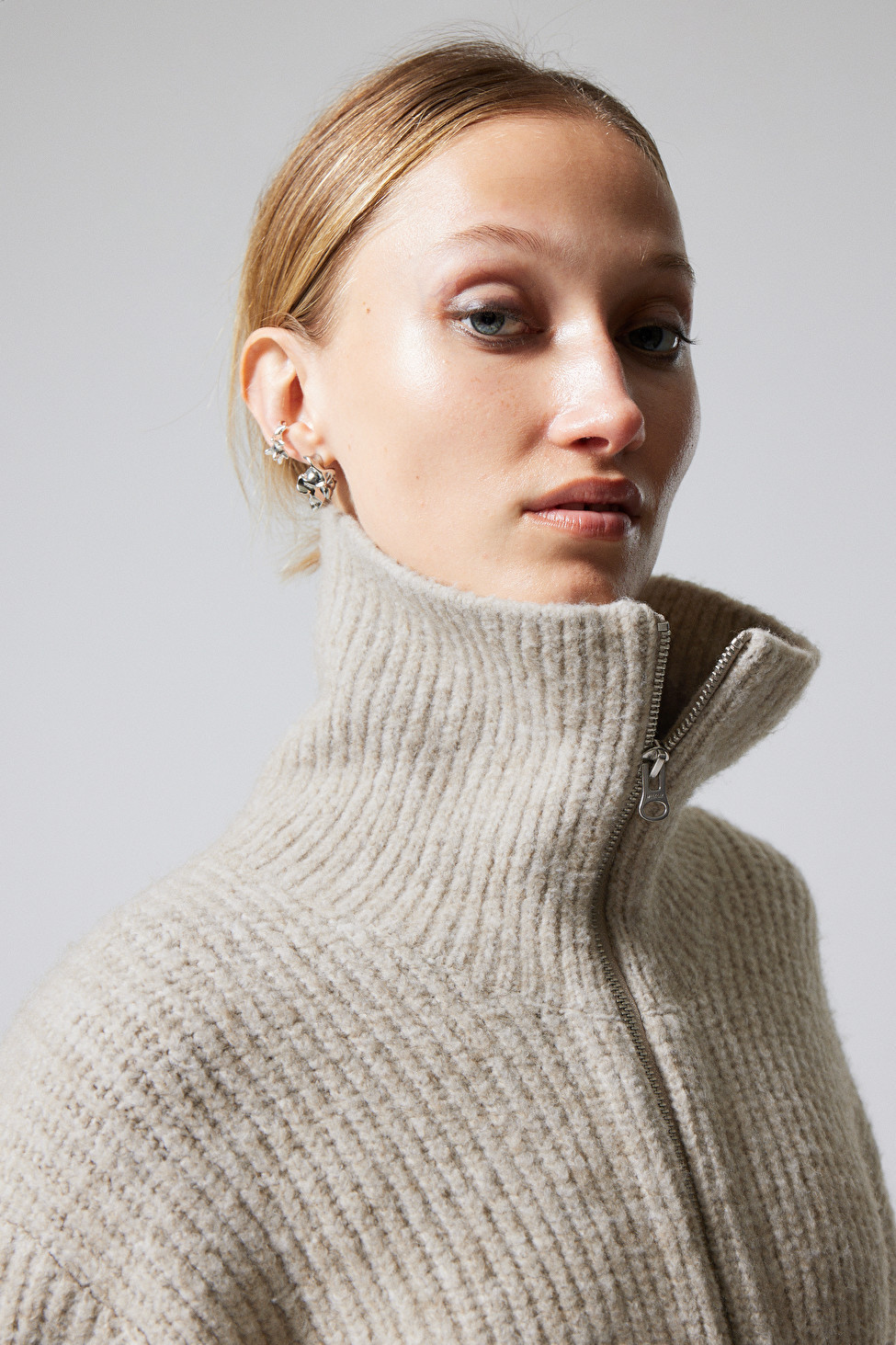 Bea Zip Cardigan | Weekday