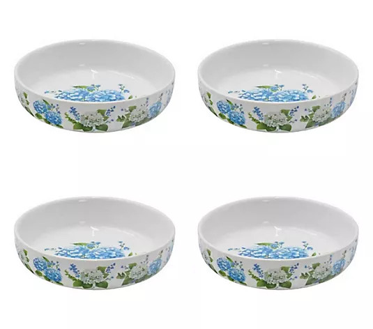 Make Your Selection: Temp-tations Set of (4) 32-oz Shallow Bowls | QVC