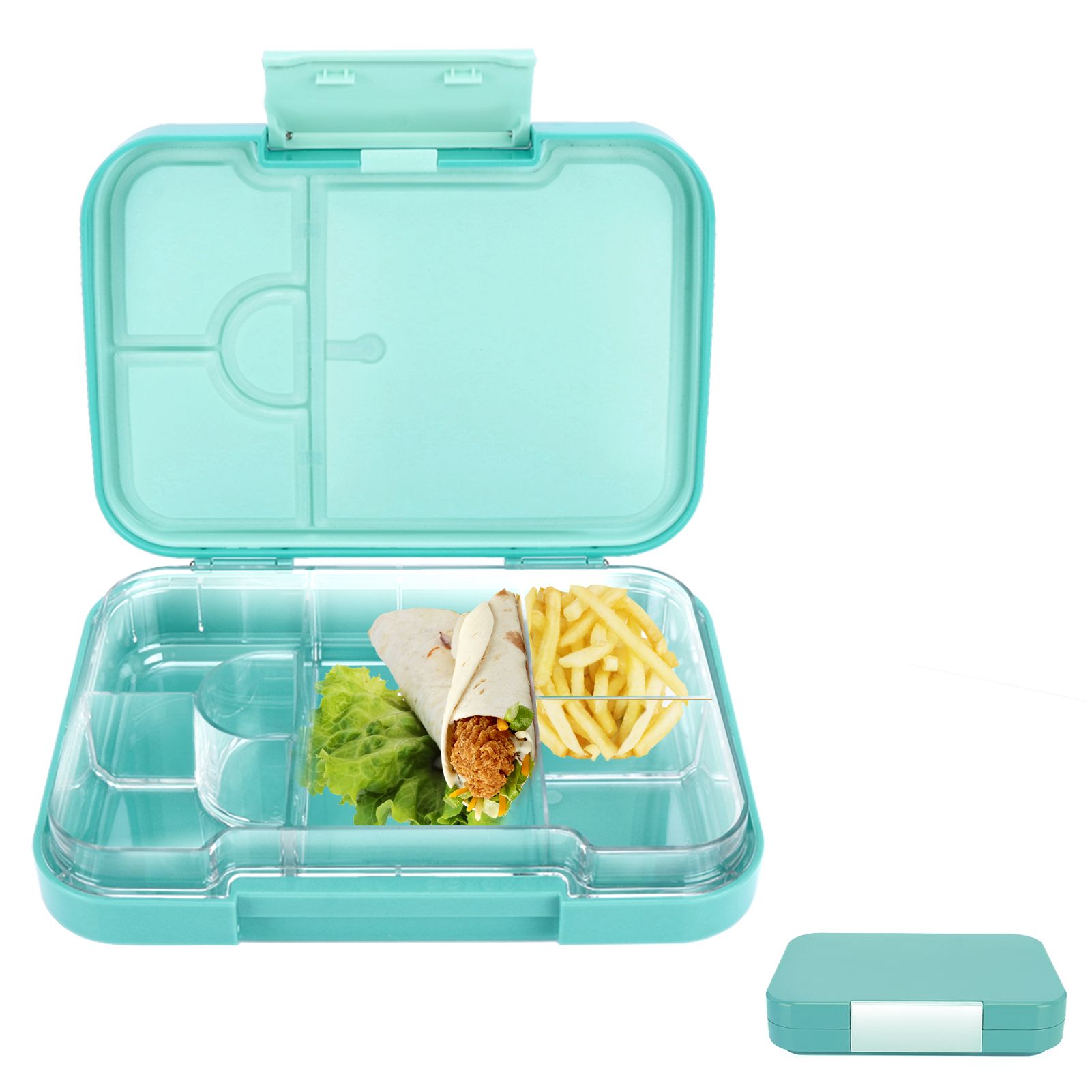 Allnice Bento Box Toddler Lunch Box, Compartment Food Meal Container Box Leakproof, BPA-Free, for... | Walmart (US)