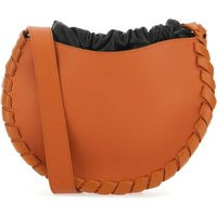 Chloe Dark Orange Leather Small Mate Crossbody Bag | Balardi (US & Canada)