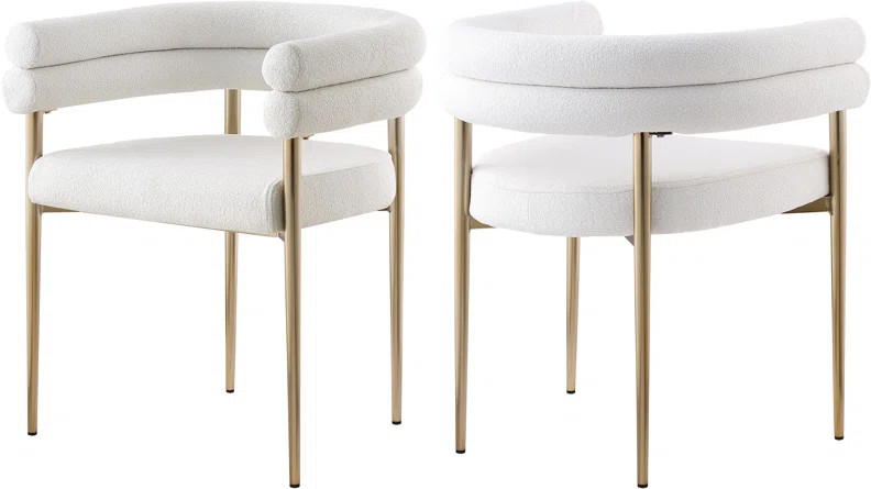 Everly Quinn Kaydin Brielle Black Fabric Dining Chair, Set Of 2 | Wayfair | Wayfair Professional