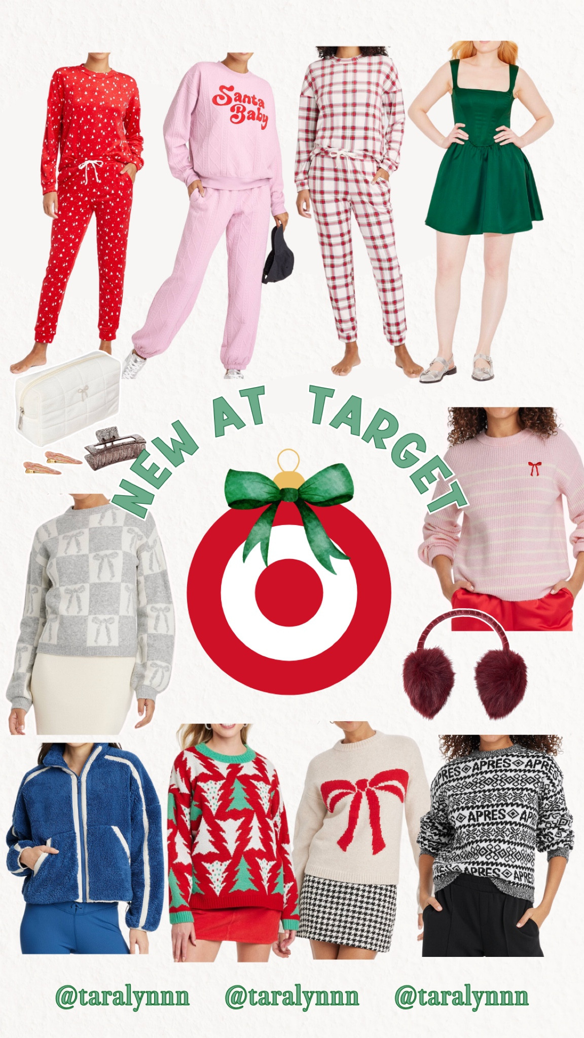 New at Target! Holiday finds 🎄

#christmas #holiday #target #sweater #matchingset #lounge #pajama #christmaspajamas #sweats #style #bows

#LTKFindsUnder50 #LTKGiftGuide #LTKStyleTip
