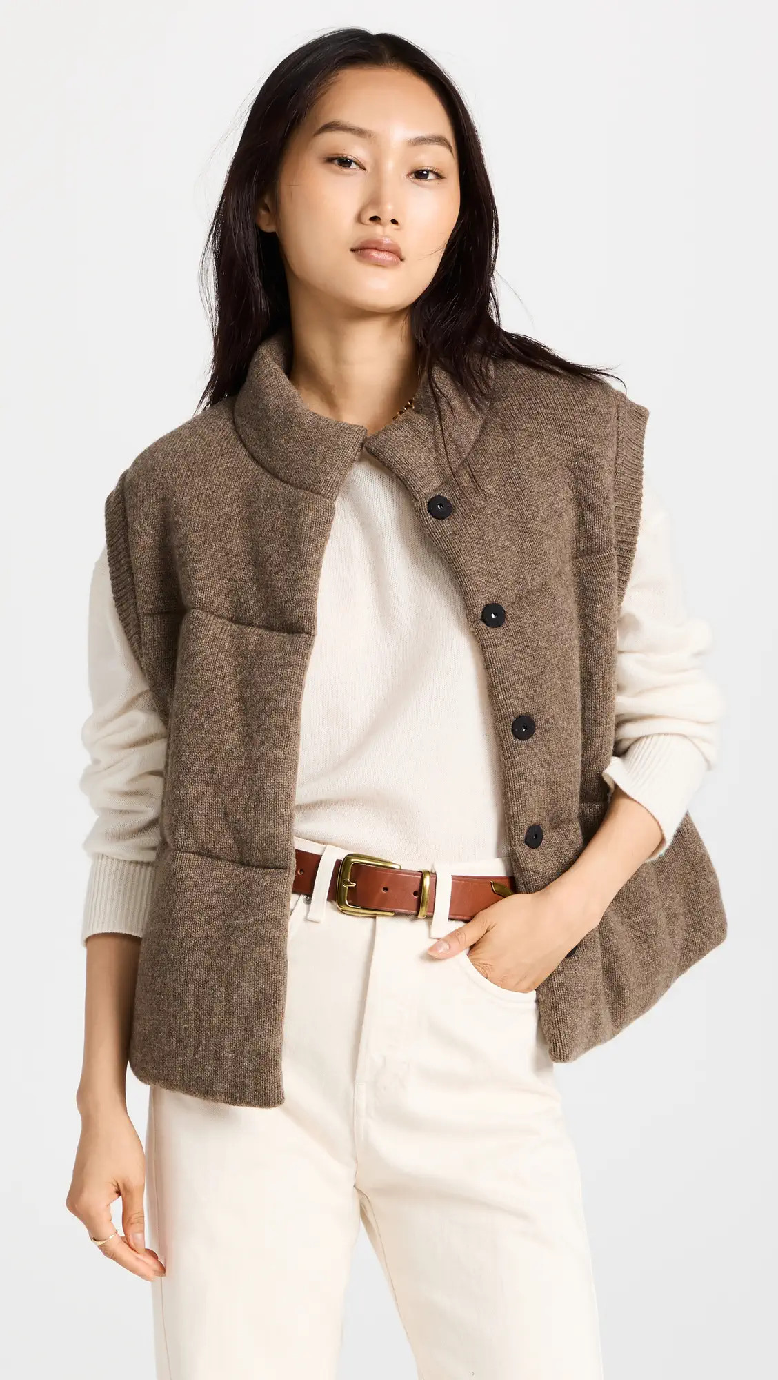 Le Kasha Montana Padded Cashmere Vest | Shopbop | Shopbop
