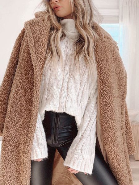 Cozy winter neutrals! I've had this Teddy coat from LuLus for 5+ years and it's still one of my most worn pieces - it's so versatile! Linking similar options🤎🧸

#LTKstyletip #LTKfindsunder100 #LTKfindsunder50