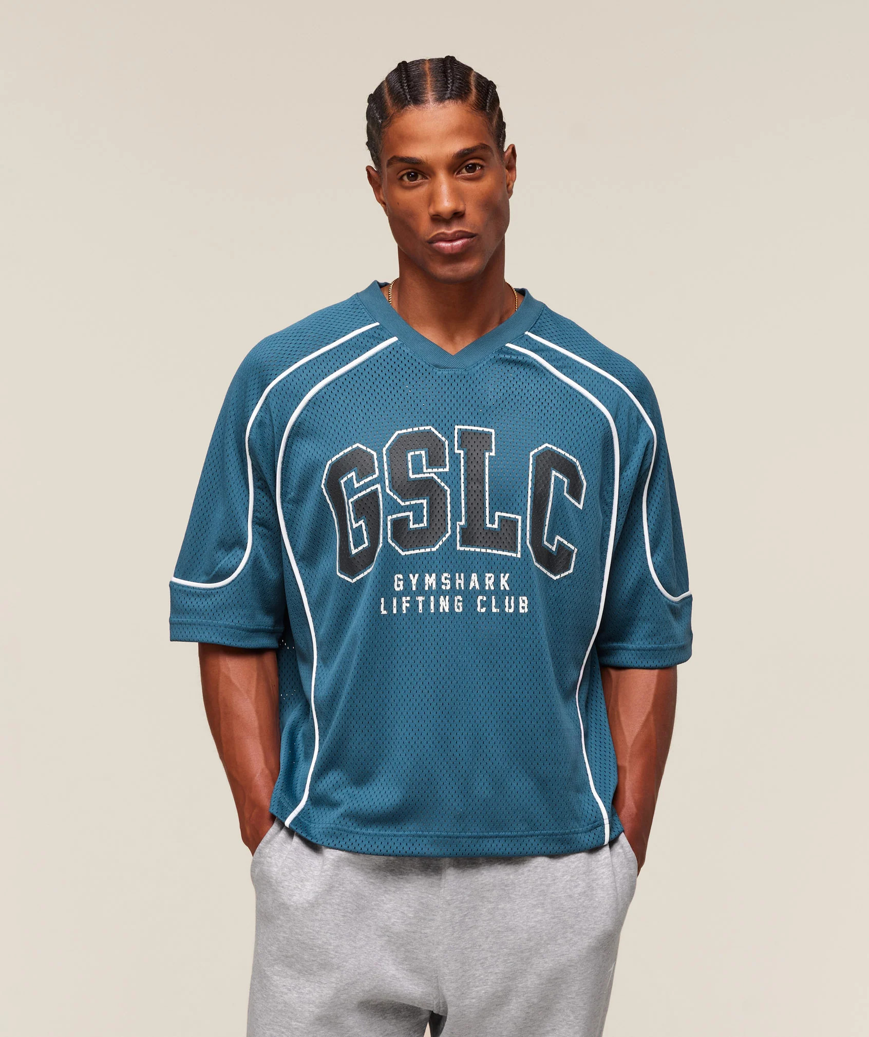 Gymshark GSLC Sports Jersey - Success Blue | Gymshark EU
