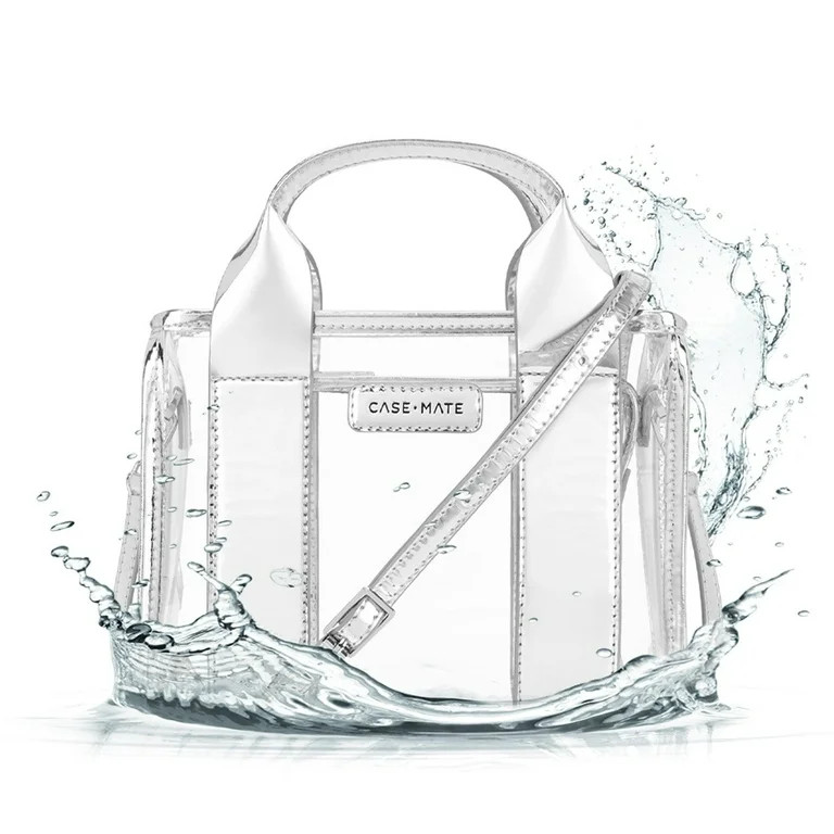 Case-Mate Silver Chrome Clear Jelly Stadium Bag | Walmart (US)