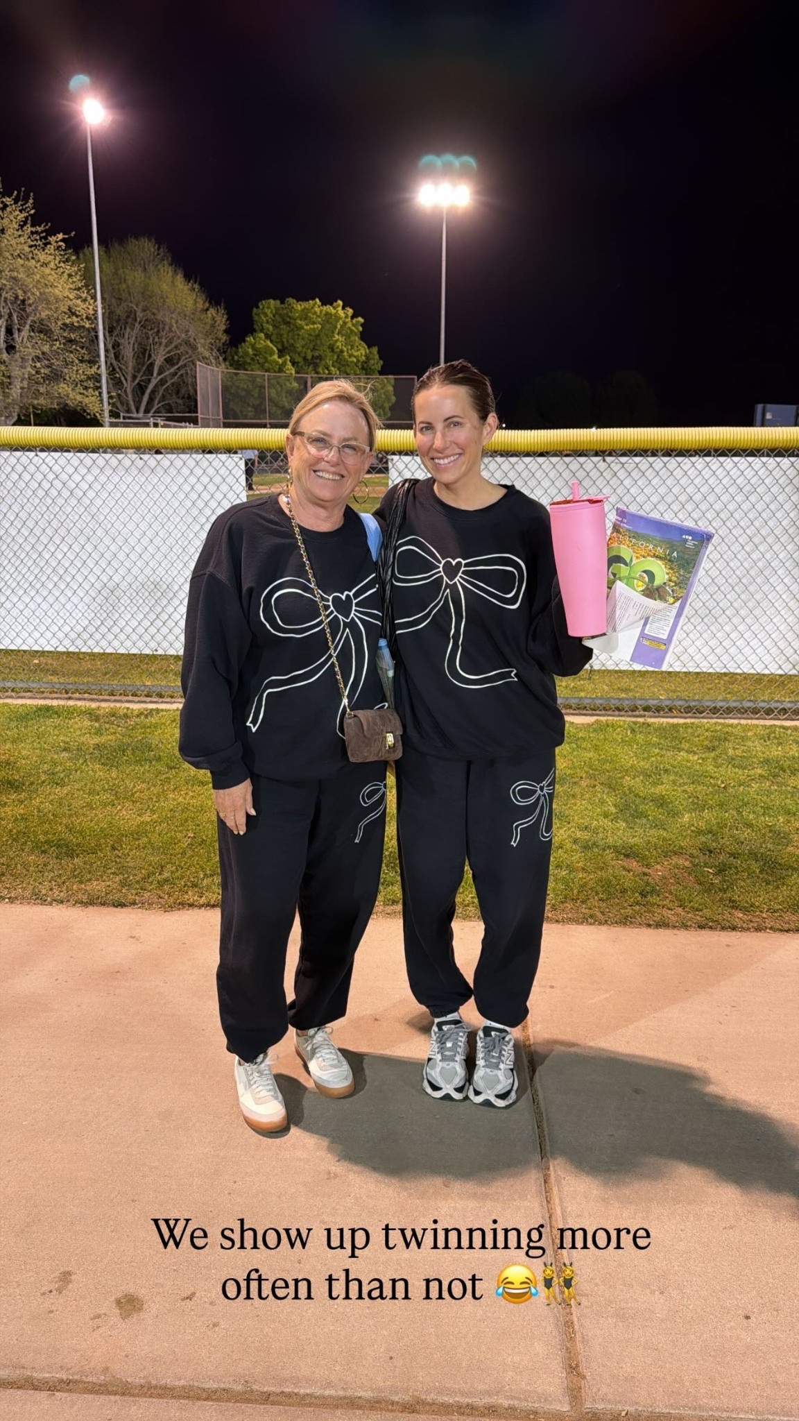 We show up twinning more often than not 😂👯‍♀️