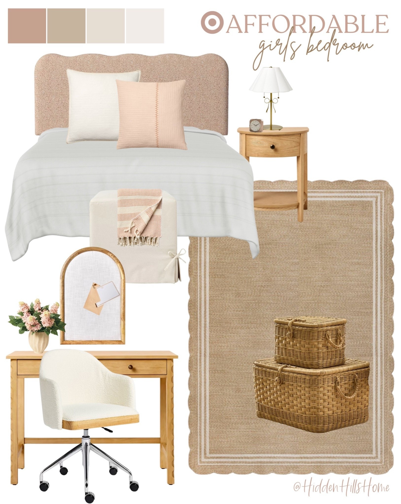 Affordable girls bedroom decor ideas, girls room decor mood board, girls room design, cute girls bedroom inspiration, home decor ideas, Target studio McGee decor #girlsbedroom

#LTKHome #LTKSaleAlert #LTKKids