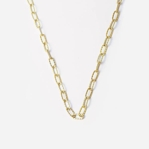 Emma Mini Paperclip Link Necklace | Victoria Emerson