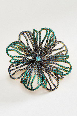 Rhinestone Floral Brooch | Anthropologie (US)