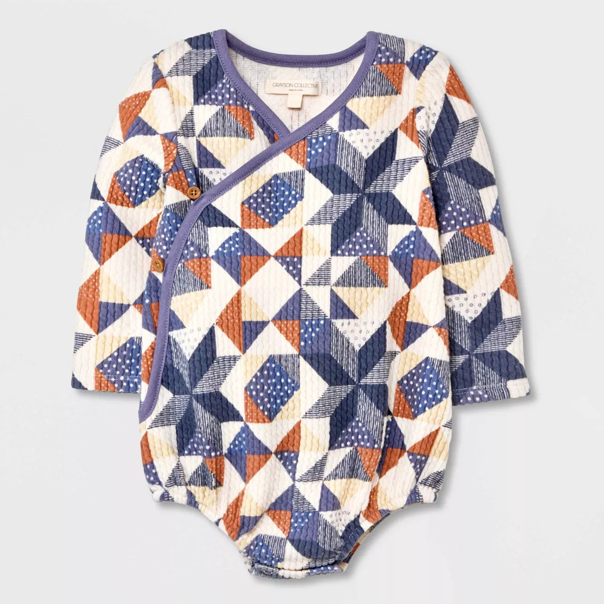 Grayson Collective Baby Patchwork Wrap Bodysuit | Target