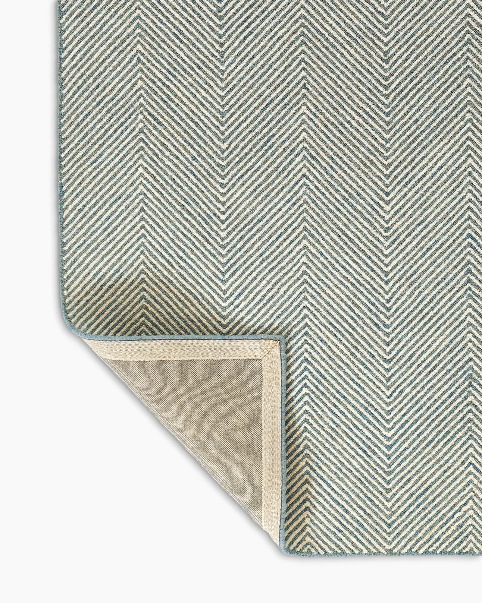 Hudson Wool Rug in Blue | Quince