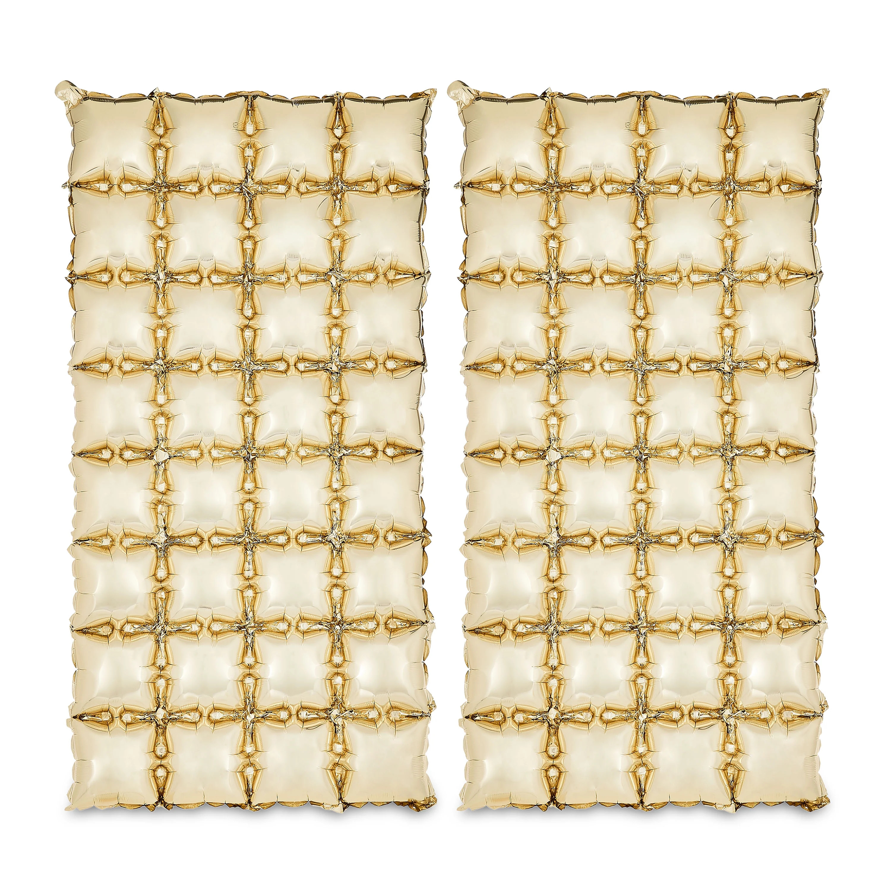 Gold Foil Air-Filled Balloon Backdrops, 27" x 55", 2 Count, by Way To Celebrate | Walmart (US)