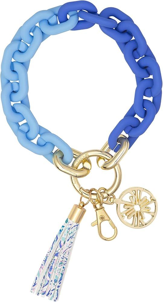 Lilly Pulitzer Chain Link Keychain Bracelet, Keychain Wristlet with Tassel, Cute Key Ring Bracele... | Amazon (US)